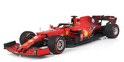 Formule1-1/18-BBR-Ferrari SF21 Leclerc