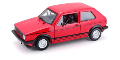 Voitures Civiles-1/24-BBurago-VW Golf GTI MKI 1979