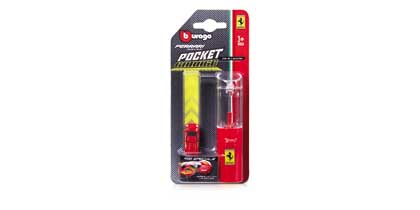 Voitures Civiles--BBurago-Lanceur de poche Ferrari blister