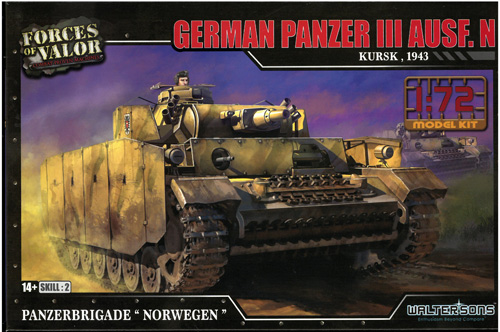 Militaire-1/72-ForceOfValor-Panzer III Ausf.N