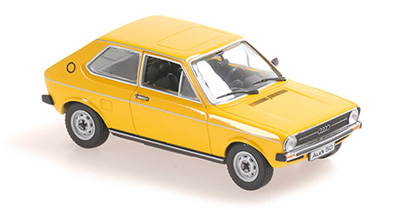 Voitures Civiles-1/43-Maxichamps-Audi 50 jaune 1975 