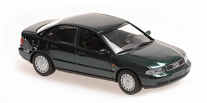 Voitures Civiles-1/43-Maxichamps-Audi a4 vert met 1995 