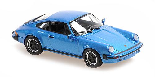 Voitures Civiles-1/43-Maxichamps-Porsche 911 sc bleu met 1979 