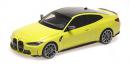 Voitures Civiles-1/18-Minichamps-BMW M4 jaune 2020 
