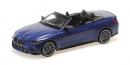Voitures Civiles-1/18-Minichamps-Bmw m4 cab. Bleu met 2020 