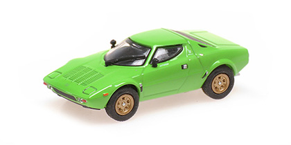 Voitures Civiles-1/87-Minichamps-Lancia stratos vert 1974